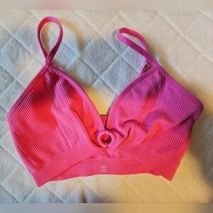 Aerie Hot Pink Ribbed Bralette - Size Medium